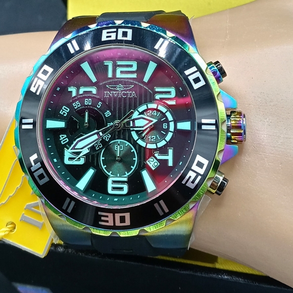 NEW INVICTA IRIDESCENT PRO DIVER WATCH - Picture 1 of 12